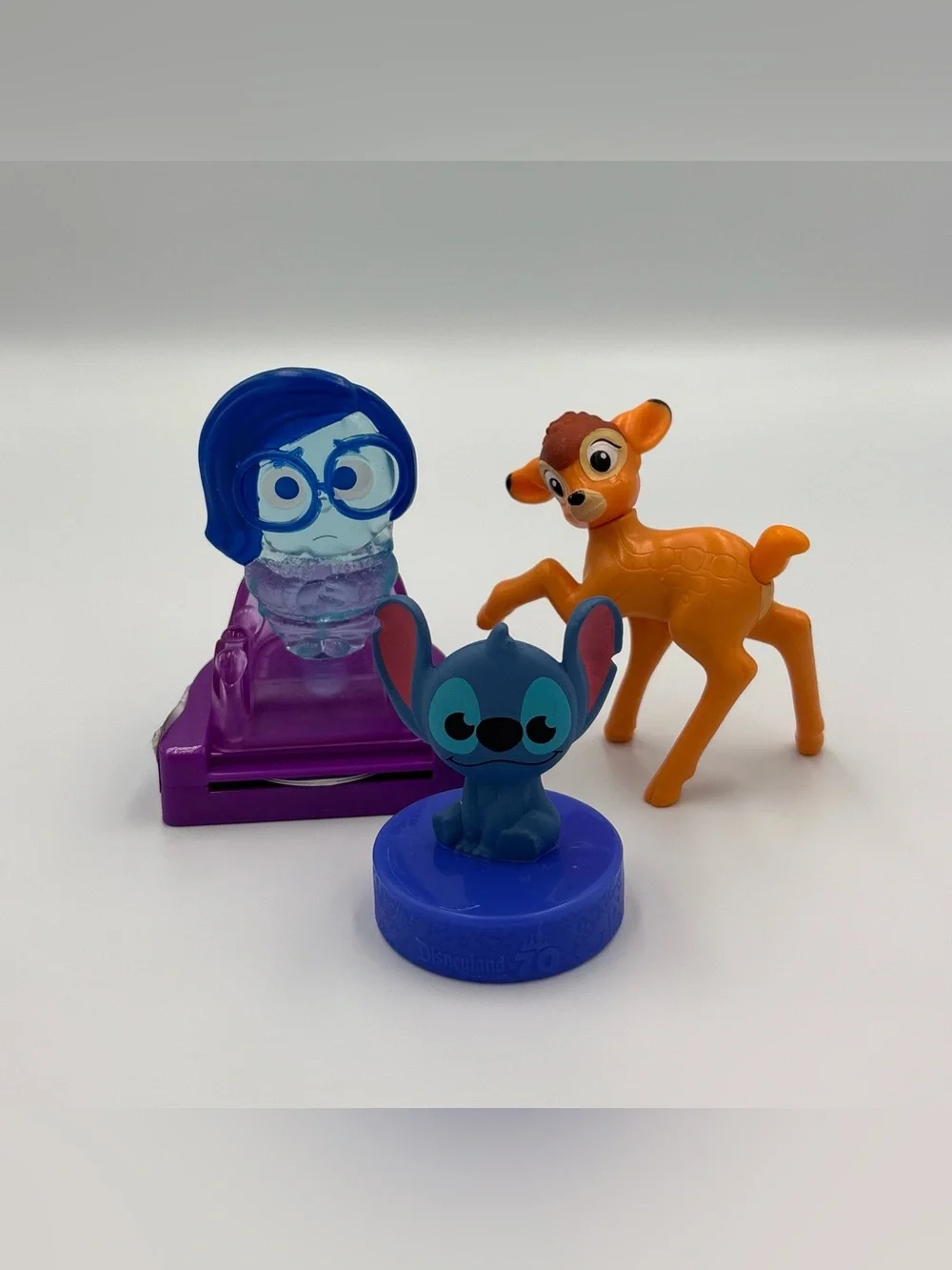 Retired McDonald’s Happy Meal Toy Lot- Inside Out 2 Sadness Lilo & Stitch Bambi